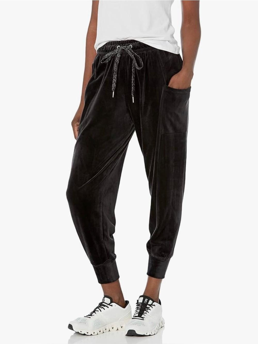 Offline by Aerie After Party Velour Joggers in Gray Brown